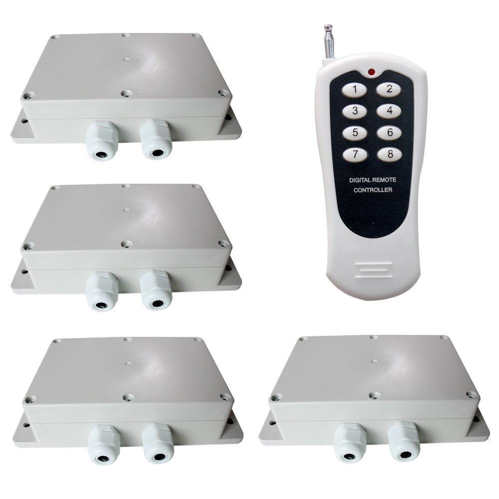 8 Channels AC 110V 220V Output Wireless Remote Control Switches – Wireless  Remote Switches Online Store