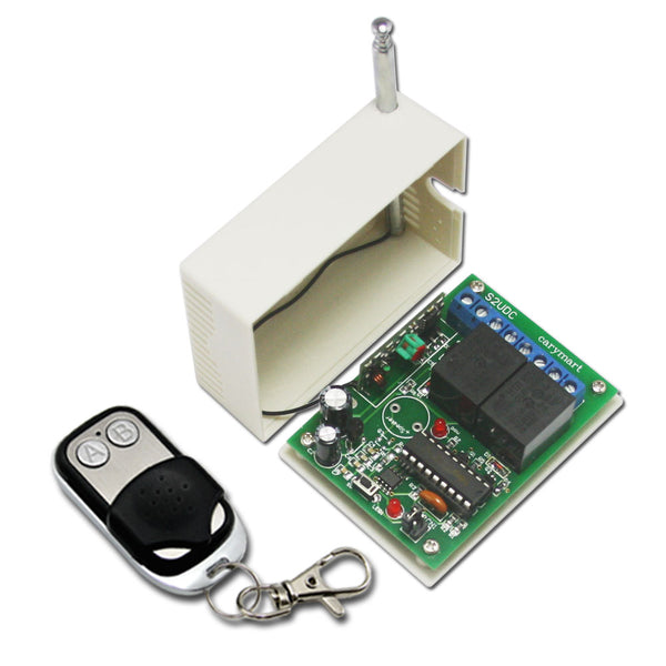 Dry Contacts Wireless 433Mhz RF System With Remote Control/Transmitter