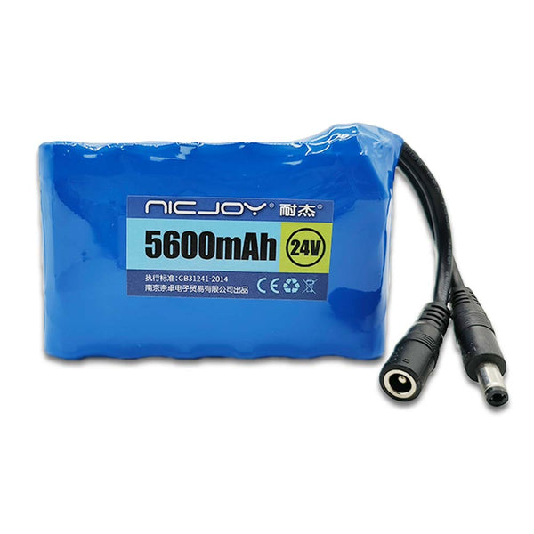 24v-5600mah-rechargeable-lithium-battery-pack