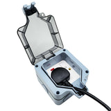 Waterproof Outdoor Power Outlet with Remote Control - UK Standard Plug Socket (Model 0020780)