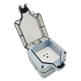 Weatherproof Outdoor Remote Control Power Switch with US Standard Outlet Plug (Model 0020778)