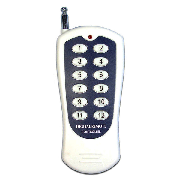 12 Button 500M RF Remote Control with EV1527 Learning Code Type (Model 0021120)