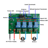 2 Channel High Power 30A Motor Remote Receiver DC 12V 24V Controlling 2 Motors (Model 0020480)