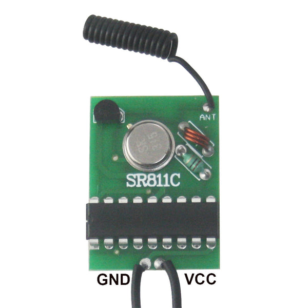 100 Meters RF Wireless Transmitter Module Fixed Code Remote Control Board TB-02 (Model 0021035)