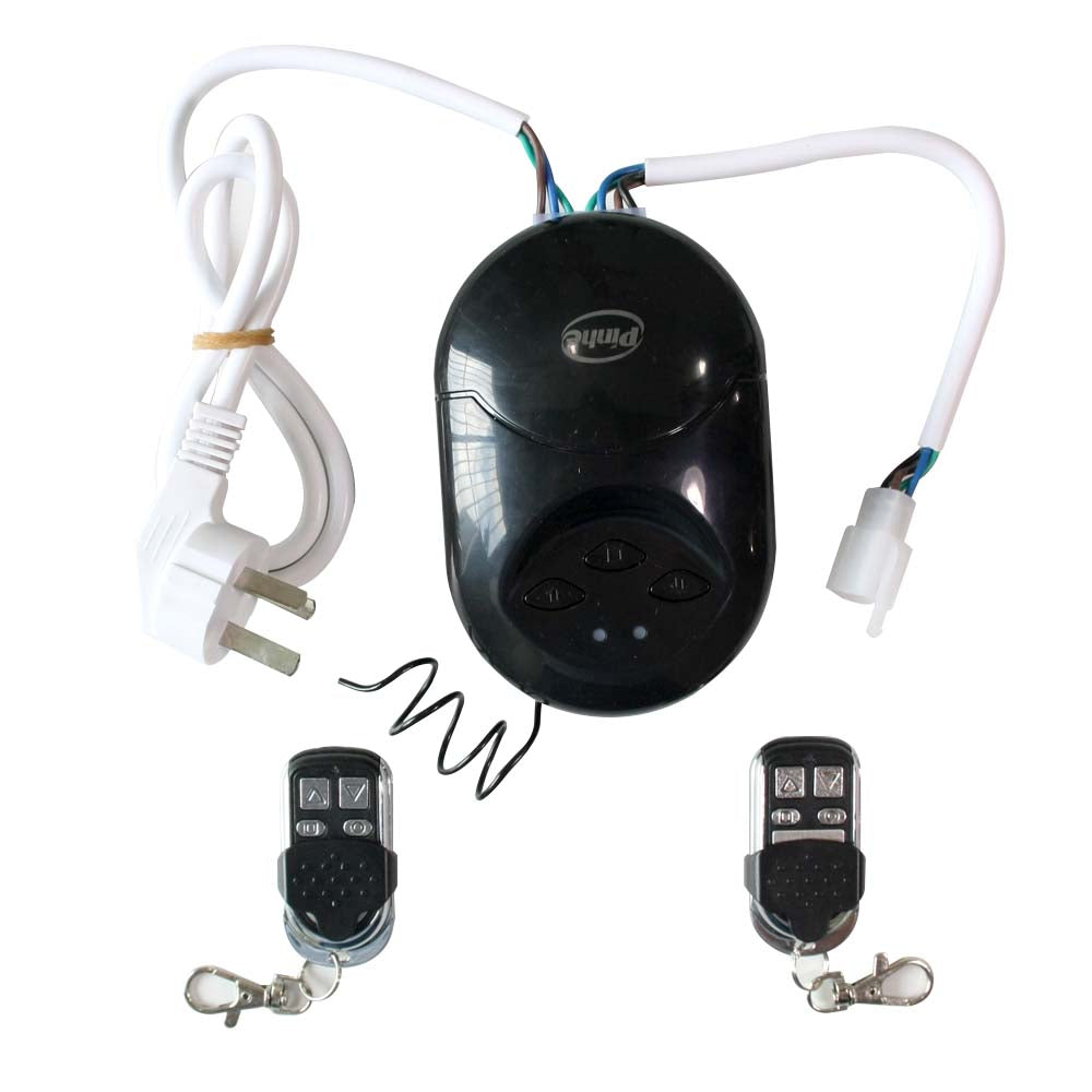 add-a-motor patio umbrella motor with touch-switch & remote control AC 220V Tubular Wireless Switch Kit Two transmitters (with batteries) 0190450209518 C.E. Smith Adjustable Aluminum Color:Paddle Party