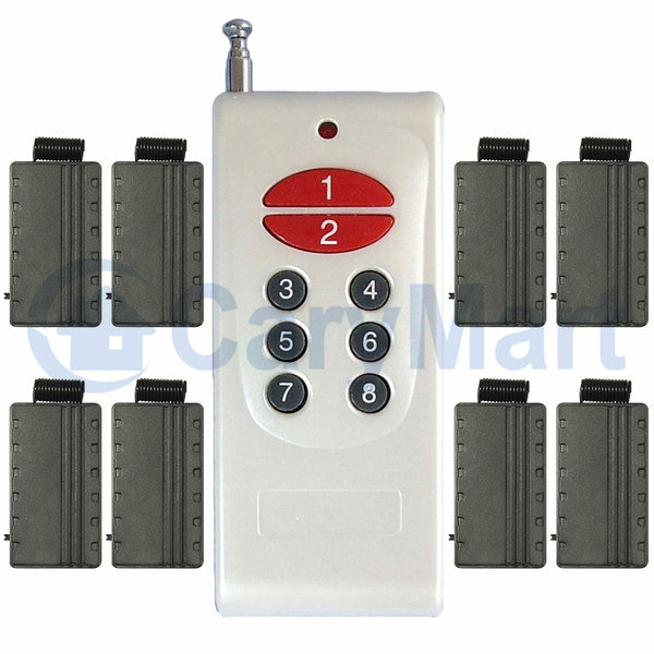 Long Range Wireless Vibration System 1 Transmitter Control 8 Vibrators (Model 0020177)