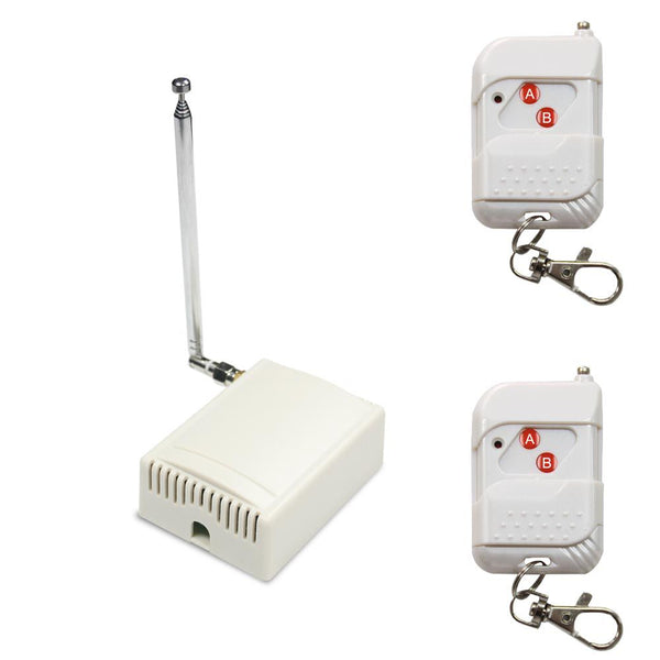 433.92MHz Radio Frequency 2CH DC Wireless Remote Switch With Self-locking Momentary Two Modes Control (Model 0020021)