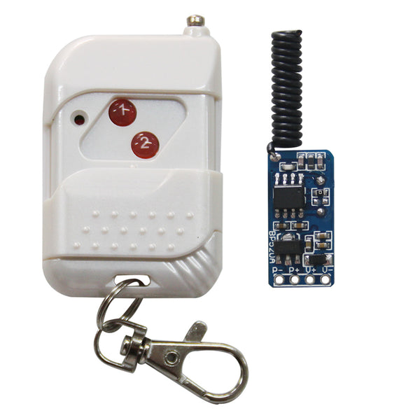 Mini 4~12V Input Output Remote Control Reveiver Transmitter Momentary Interlocking Mode (Model 0020641)
