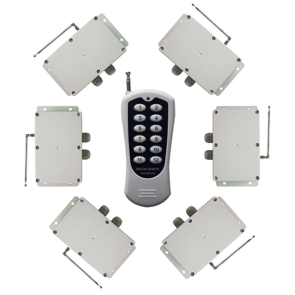 AC Power 12 Relays Outputs – Wireless Remote Switches Online Store