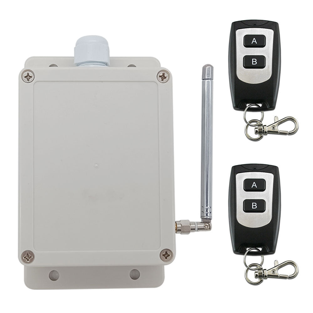 2 Channels AC 12V 24V Output Wireless Remote Control Switches ...