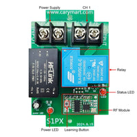 1 Channel AC 110V 220V 30A High Power Wireless Remote Switch For AC Equipments (Model 0020439)