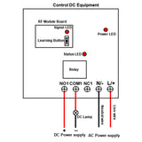 1 Channel Long Range AC Power Input Relay Contact Output Wireless Relay Switch (Model 0020469)