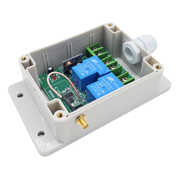 Remote Transmit Power Control Rtpc 1KM 2 CH Wireless Transmitter-Receiver System Control DC Power ...