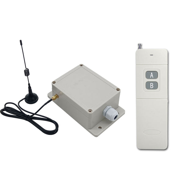 1000M Waterproof Radio Remote Control Switch DC 10A Power Output ...