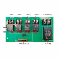 1100W / 2200W AC Power Supply Wireless RF Receiver With 4 Channel Control