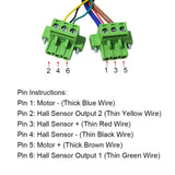 Four DC 12V 24V 2700 lbs 12000N Linear Actuators Heavy Load F Synchronous Control Set (Model 0043056)