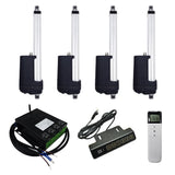 Four DC 12000N Linear Actuators Heavy Load F Synchronous Control Set