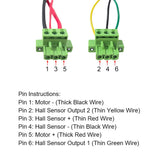 Two DC 12V 24V 2700 lbs 12000N Linear Actuators Heavy Load F Synchronous Control Set (Model 0043055)