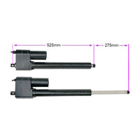 Linear Actuator Fully Retracted Length and Stroke Customization