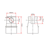 Rear Mounting Connector Customization for Linear Actuator F (Model 0044112)