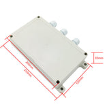 200mm x 120mm x 53mm Weatherproof Box with ears / Waterproof Case With Waterproof Connector (Model 0020940)