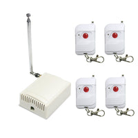 DC 6V/9V/12V/24V Wireless RC Switch With 4 Remotes & One 4 CH Receiver