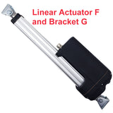 DC 12V 24V Remote Control Linear Actuator Kit Heavy Load 2700 lbs 12000N Thrust (Model 0043082)