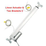 Adjustable Stroke Linear Actuator/Electric Cylinder 2000N Thrust 2 Inches 50MM Stroke DC 12V 24V (Model 0041690)