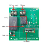 1 Channel AC 110V 220V Power Output Light/Lamp Wireless Remote Control Switch (Model 0020392)