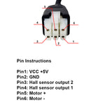 Two DC 12V 24V 1300 lbs 6000N Industrial Electric Linear Actuators B Synchronous Control Set (Model 0043051)