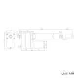1100 lbs 5000N High Torque Linear Actuator 40 Inches 1000MM Stroke Length (Model 0041548)