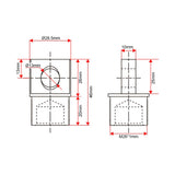 Front Mounting Connector Customization for Linear Actuator C (Model 0044109)