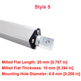 Adjustable Stroke Linear Actuator/Electric Cylinder 2000N Thrust 2 Inches 50MM Stroke DC 12V 24V (Model 0041690)