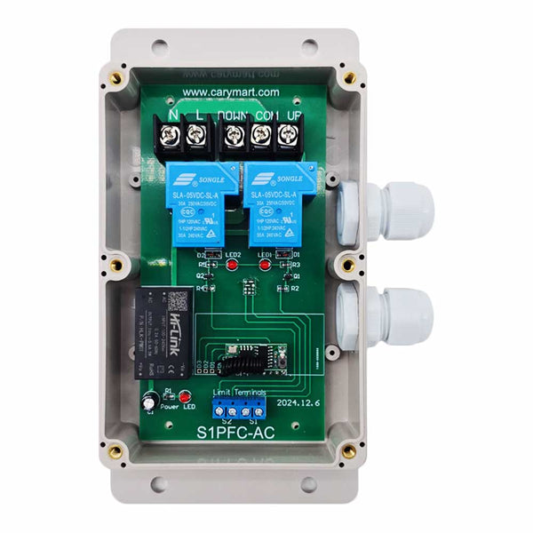 Motor Control Switch Module 2 Channels AC Wireless Motor Control Switch with Waterproof Case ...
