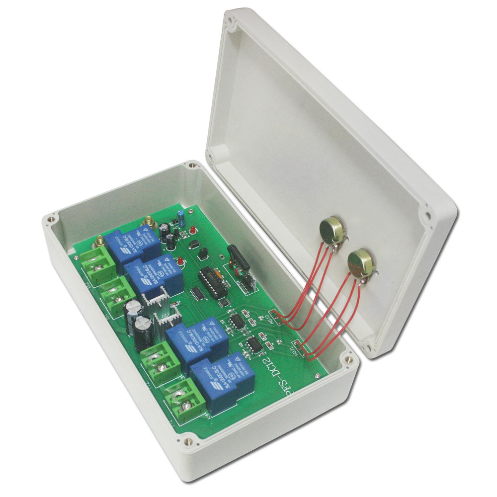 Speed Adjustable Wireless Remote Control Switch For 2 DC Motors/Linear ...