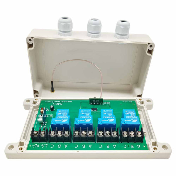 100M 30A High Power Dry Contact Relay Switch With Remote Control ...