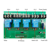 1000M 30A High Power Relay Output Wireless Remote Set with Waterproof Case (Model 0020446)