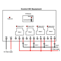 1000M 30A High Power Relay Output Wireless Remote Set with Waterproof Case (Model 0020446)