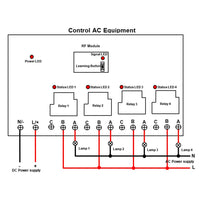1000M 30A High Power Relay Output Wireless Remote Set with Waterproof Case (Model 0020446)