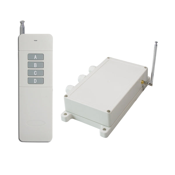 1000M 30A High Power Relay Output Waterproof Wireless Remote Set
