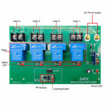 4 CH Remote Control Switch Receiver With 30A High Load Output