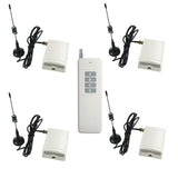 4 Channel RF Transmitter and 4 Single Channel Receiver Wireless RC System