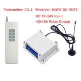 433Mhz RF Transmitter and Receiver Long Distance DC Input & 4CH 5A Relay Output