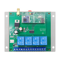 433Mhz RF Transmitter and Receiver Long Distance with DC 10~24V Input & 4CH 5A Relay Output (Model 0020013)