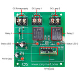 500M DC Power Supply Wireless Control System 6 Channel Transmitter Control 3 Receivers (Model 0020722)