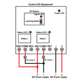 500M One Remote Control to Three Receivers Radio Remote Control System With 6 Dry Contacts Relays Outputs (Model 0020533)