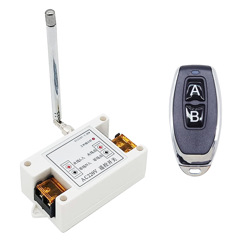 50M Small Range AC 85~240V Power Output Wireless Remote Control Kit ...