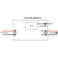 50M Small Range DC 8~15V 15~26V Power Output Wireless Remote Control Kit  (Model 0020009)