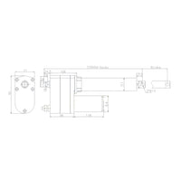 50MM-600MM High Torque Linear Actuator Remote Control Kit (Model 0043081)
