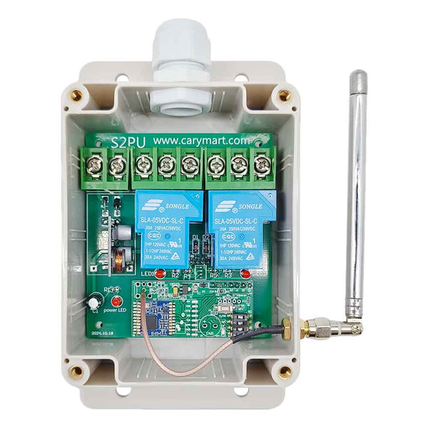 Remote Transceiver Module 5000M 30A DC Power Input Long Range RF Transceiver with Remote Control ...
